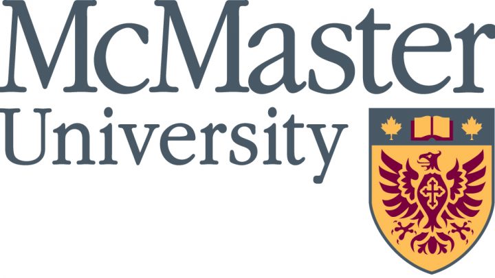 mcmaster university logo; grey text on white background